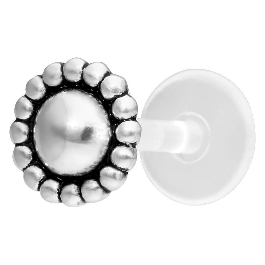 Silver hot sale labret stud