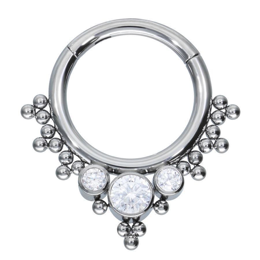 Diamond on sale septum clicker