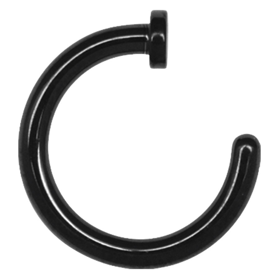 Nose hot sale hoop black